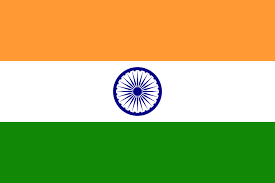 Fahne von Indien